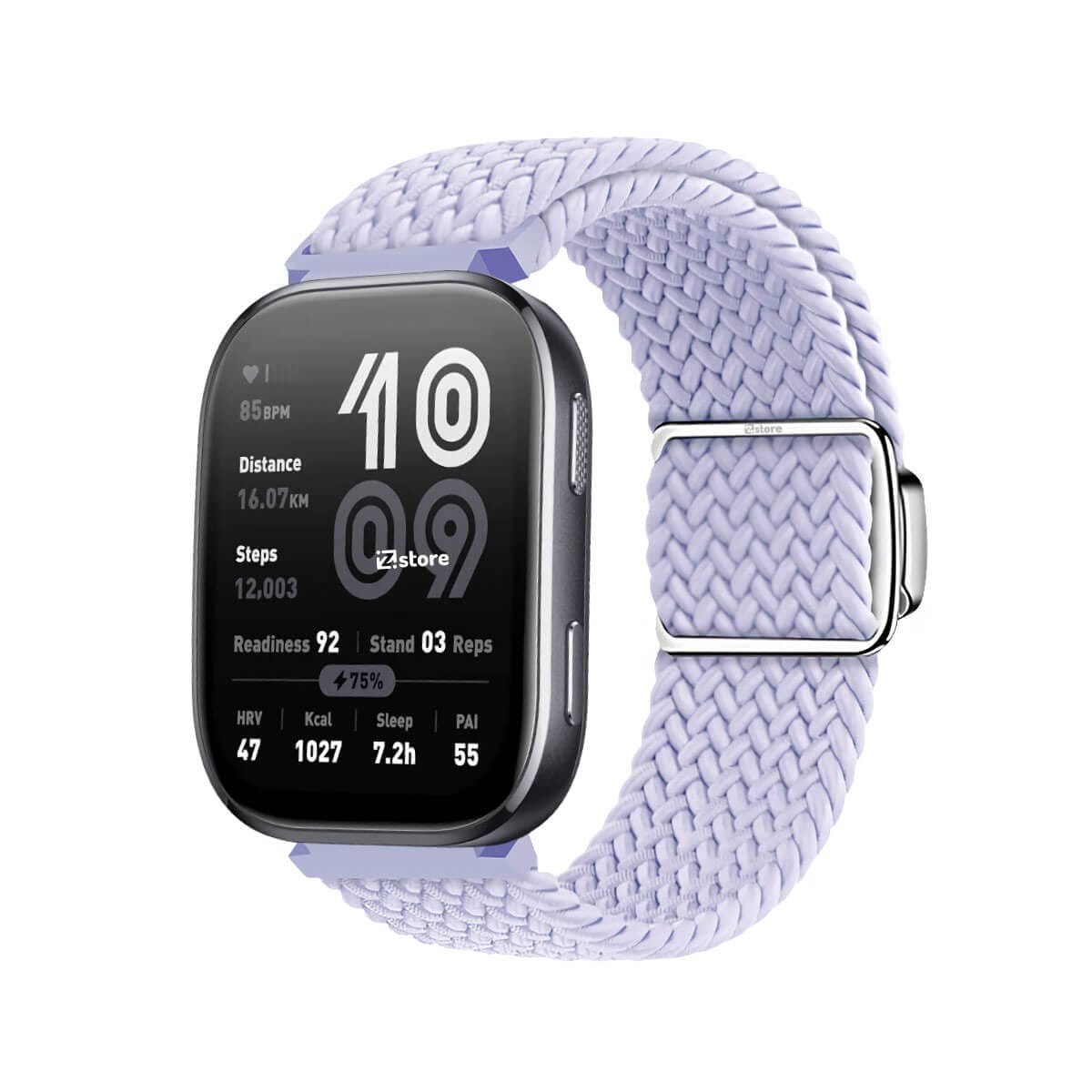Correa de Nylon Para Amazfit Bip 6 con Broche Magnético Lila