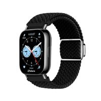 Correa de Nylon Para Redmi Watch 5 Lite con Broche Magnético Negro
