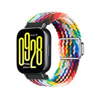 Correa de Nylon Para Redmi Watch 5 Active con Broche Magnético Multicolor Negro