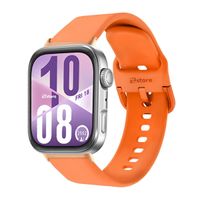 Correa Silicona Para Huawei Watch Fit 4 Hebilla Gold Rose Naranja