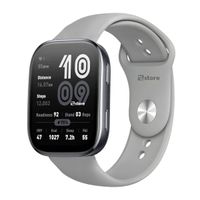 Correa Silicona Para Amazfit Bip 6 Broche Gris