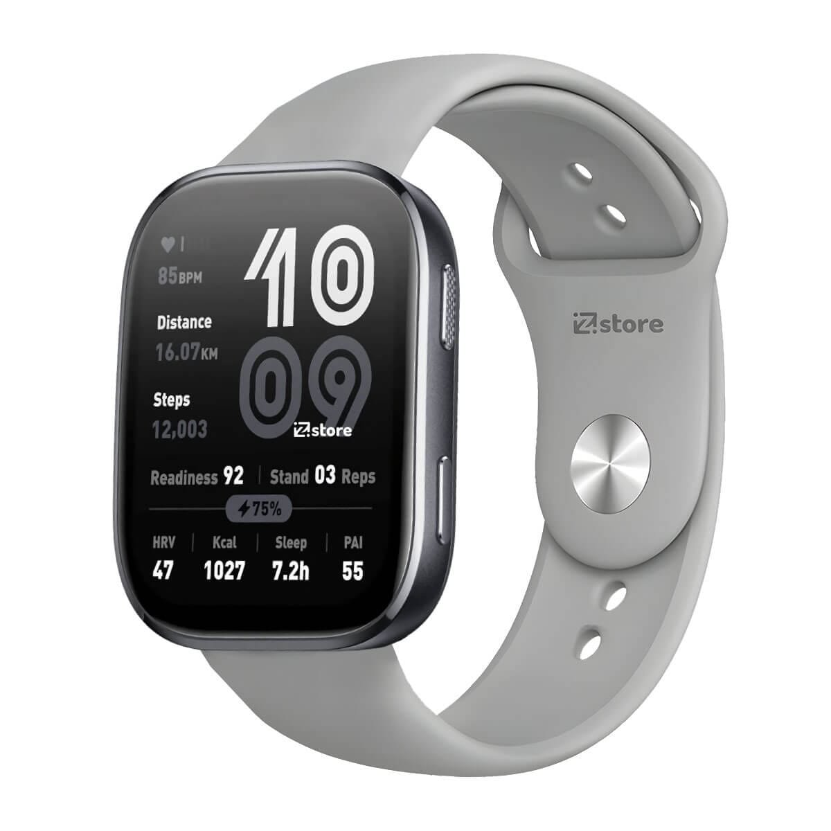 Correa Silicona Para Amazfit Bip 6 Broche Gris