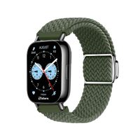 Correa de Nylon Para Redmi Watch 5 Lite con Broche Magnético Verde militar