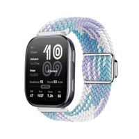 Correa de Nylon Para Amazfit Bip 6 con Broche Magnético Lila tricolor