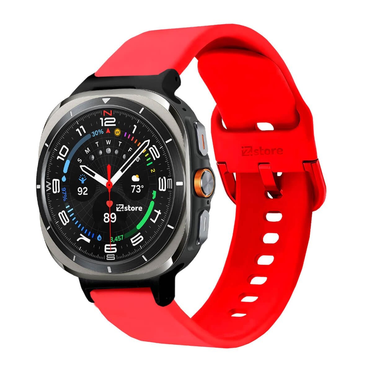 Correa Para Samsung Galaxy Watch Ultra Hebilla Rojo