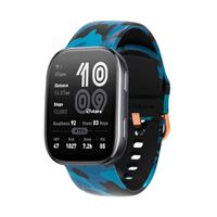 Correa Silicona Para Amazfit Bip 6 Camuflado Azul