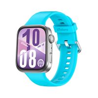 Correa Silicona Para Huawei Watch Fit 4 Celeste