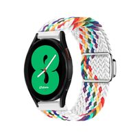 Correa de Nylon Para Samsung Galaxy Watch 4 con Broche Magnético Multicolor