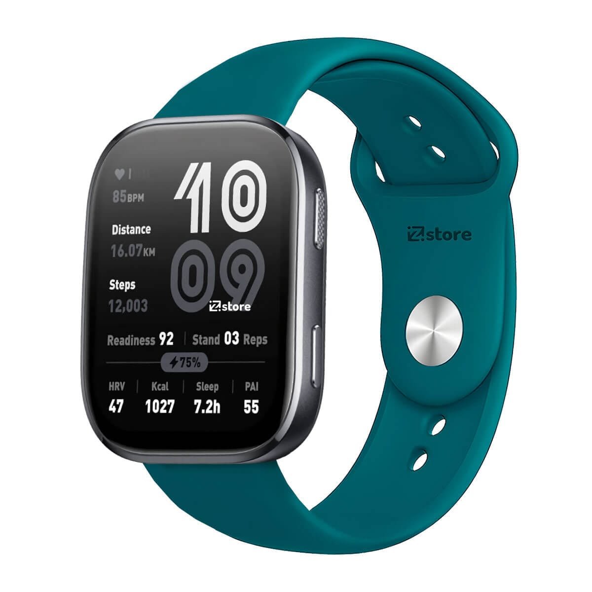 Correa Silicona Para Amazfit Bip 6 Broche Azul Turqueza