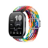 Correa de Nylon Para Amazfit Bip 6 con Broche Magnético Multicolor Negro
