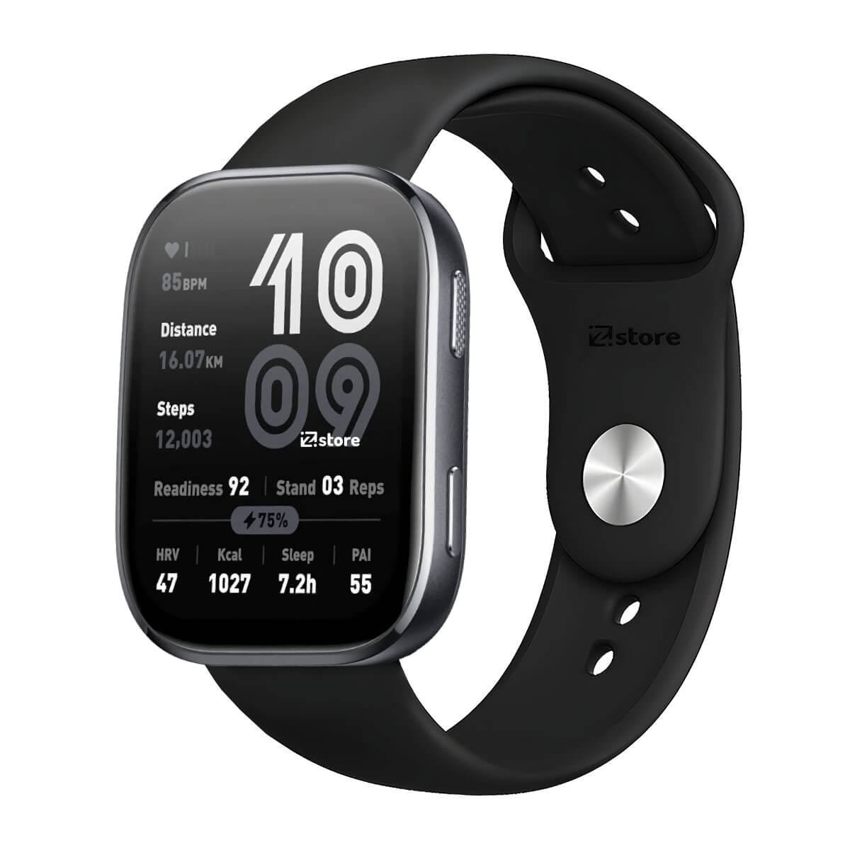 Correa Silicona Para Amazfit Bip 6 Broche Negro