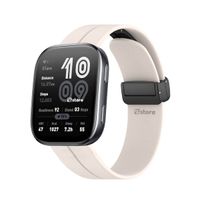 Correa Silicona Para Amazfit Bip 6 Broche Magnético Crema