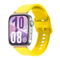 Correa Silicona Para Huawei Watch Fit 4 Hebilla Gold Rose Amarillo
