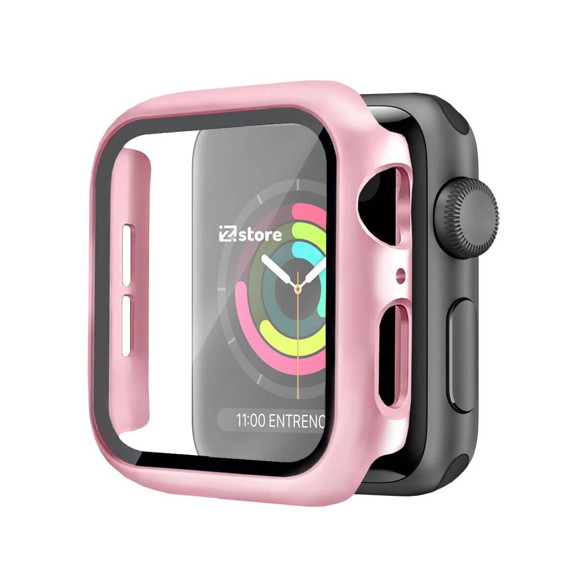 Case Protector Para Apple Watch Serie 1-10 41mm Rosado