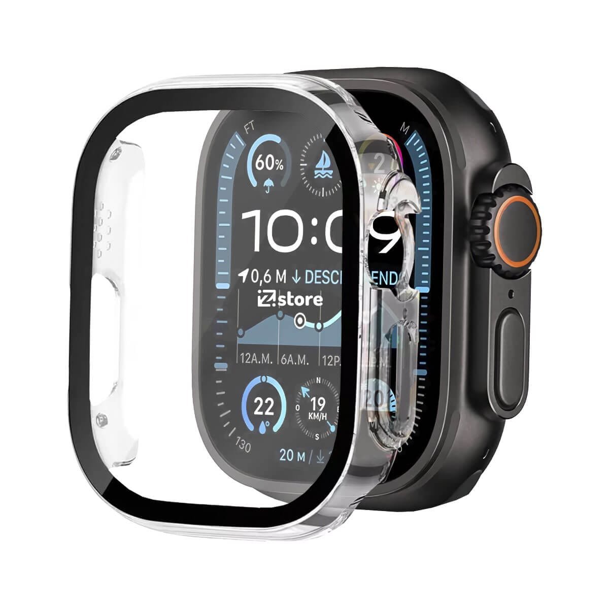 Case Protector Para Apple Watch Serie 1-10 49mm Transparente