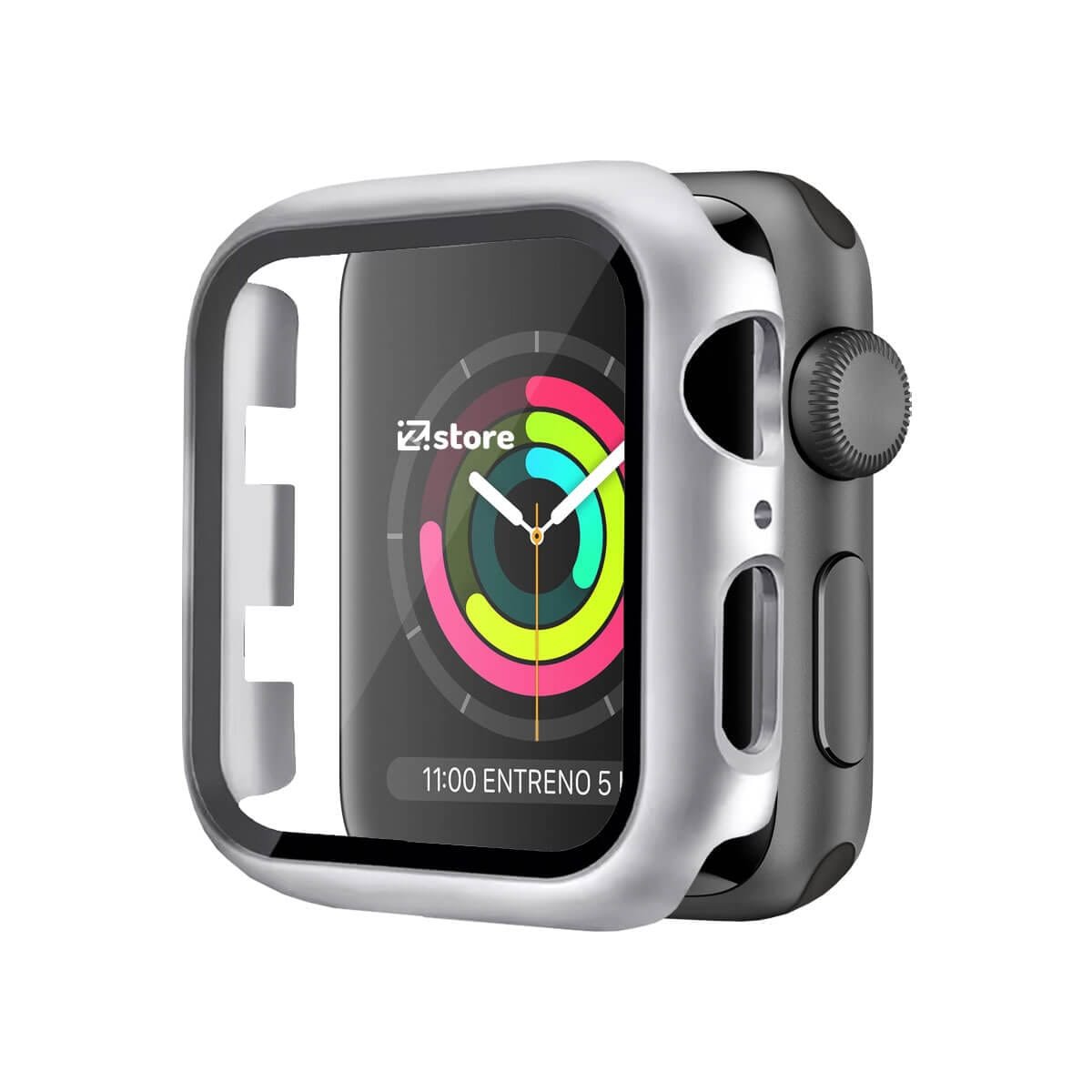 Case Protector Para Apple Watch Serie 1-10 38mm Silver