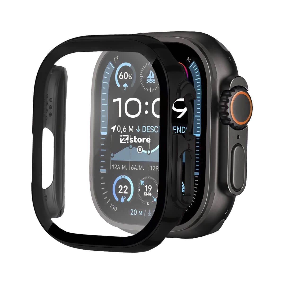 Case Protector Para Apple Watch Serie 1-10 49mm Negro