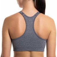Sujetador deportivo o Top PUMA para mujer Packx3 Negro-Plomo-Rosa Talla XS