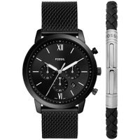 Reloj Fossil Neutra FS5786SET para Hombre Fecha Cronómetro Set Con Pulsera