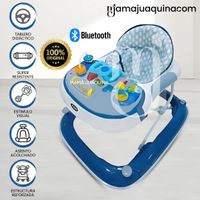 Andador Musical Plegable con Bluettoth «RUDDER» Azul
