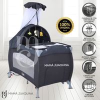Cuna Corral «VIENA STOKKER» 2 en 1 Gris - copy