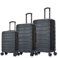MALETAS DE VIAJE SET DE 3 TREND NEGRO - TRJN