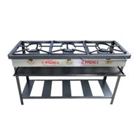 Cocina de Pie a Gas FADICC 3 Quemadores Semi-ind Gris