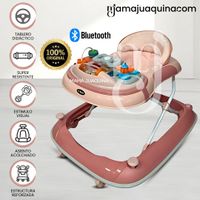 Andador Musical Plegable con Bluettoth «RUDDER» Melón
