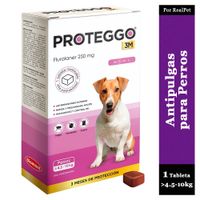 Antipulga Masticable Proteggo 3M para Perros de 4.5 - 10 kg