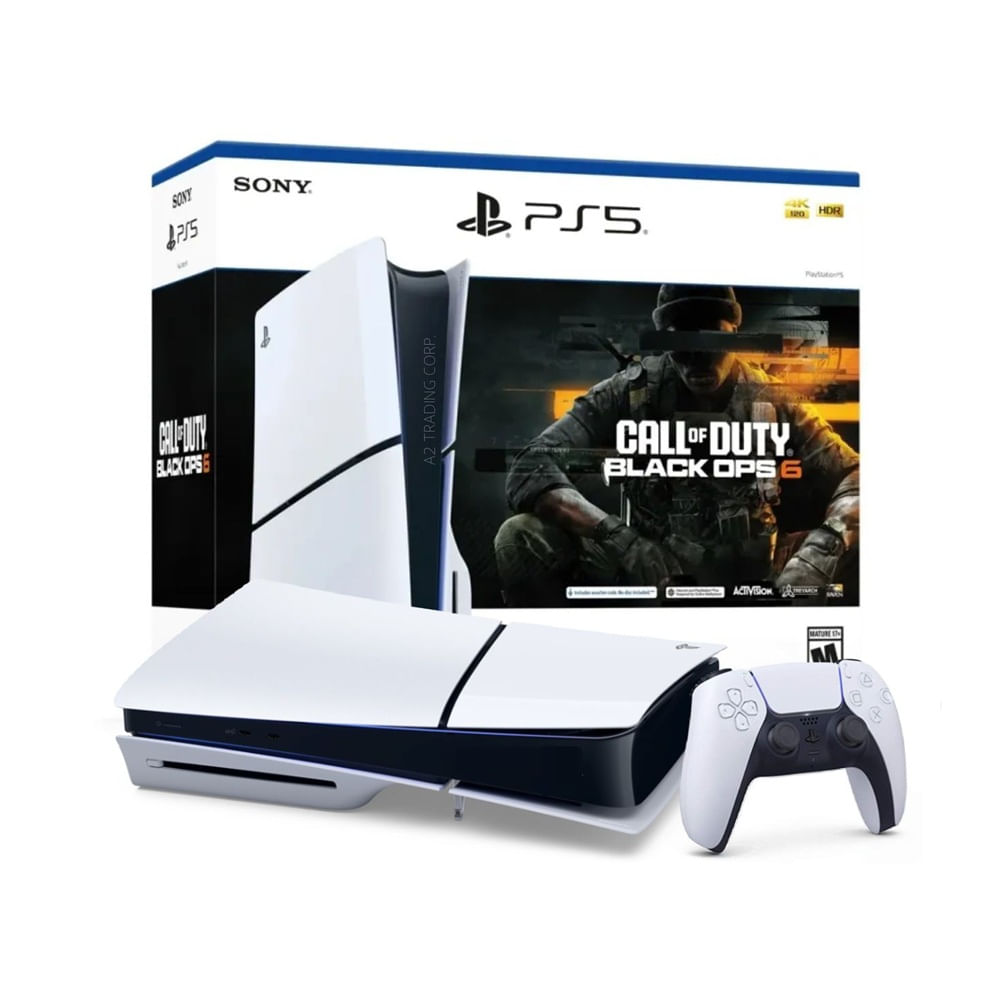 PlayStation 5 Slim edición Con Lectora Call of Duty: Black Blanco