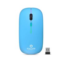 MOUSE INALAMBRICO WIFI- BLUETOOTH-RECARGABLE ENKORE NITROX 3 ENK-M205-3B TURQUEZA