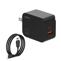 CARGADOR DE 45W CARGA SUPER RAPIDA LDNIO Q3 INCLUYE CABLE TIPO C A C
