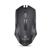 MOUSE OPTICO ALAMBRICO 1200 DPI ENKORE PIVOT EKM 105 NEGRO