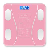 Balanza Digital Smart Bluetooth 180 kg Color Rosa