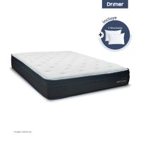 Colchón DRIMER Antiacaros Gravity 2 Plazas  + 2 Almohadas