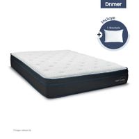 Colchón DRIMER Antiacaros Gravity King  + 2 Almohadas