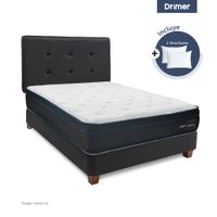 Dormitorio DRIMER Gravity Antiacaros 2 Plazas  + 2 Almohadas