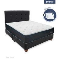 Dormitorio DRIMER Gravity Antiacaros King  + 2 Almohadas