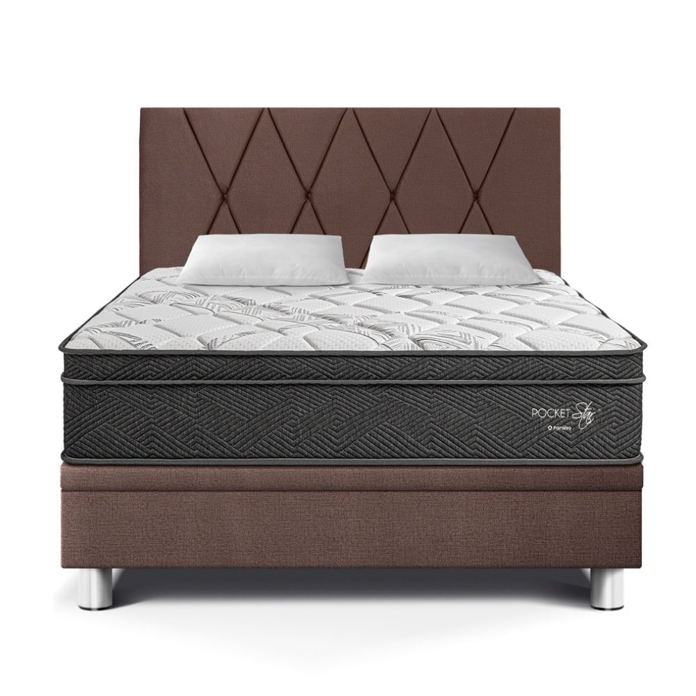 Dormitorio Boxet Paraíso Pocket Star Queen Chocolate