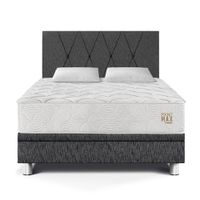Dormitorio Boxet Paraíso Pocket Max Queen Charcoal