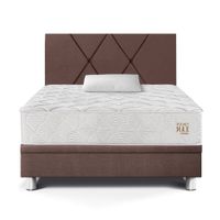 Dormitorio Boxet Paraíso Pocket Max 1.5 Plazas Chocolate