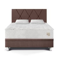 Dormitorio Boxet Paraíso Pocket Max 2 Plazas Chocolate