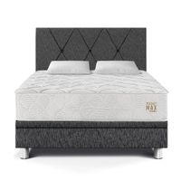 Dormitorio Boxet Paraíso Pocket Max 2 Plazas Charcoal