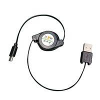 Cable Tipo C Retractil AR-SC051 Negro