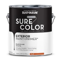 Pintura Latex Sure Color Exterior Blanco Mate 1gl Rust Oleum