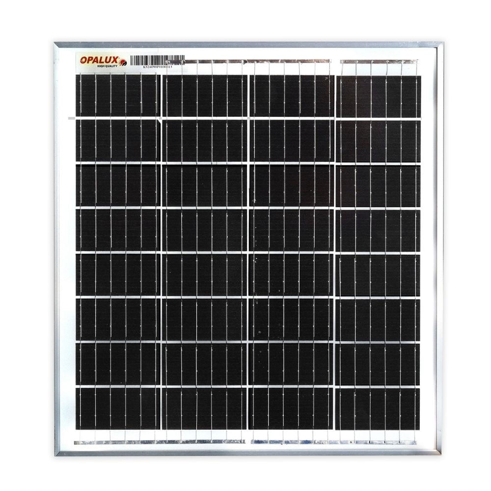 Panel Monocristalino Solar de 10w Opalux