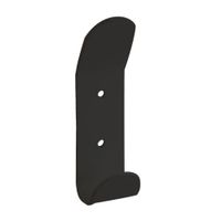 Percha de Pared Simple Negro Ducasse