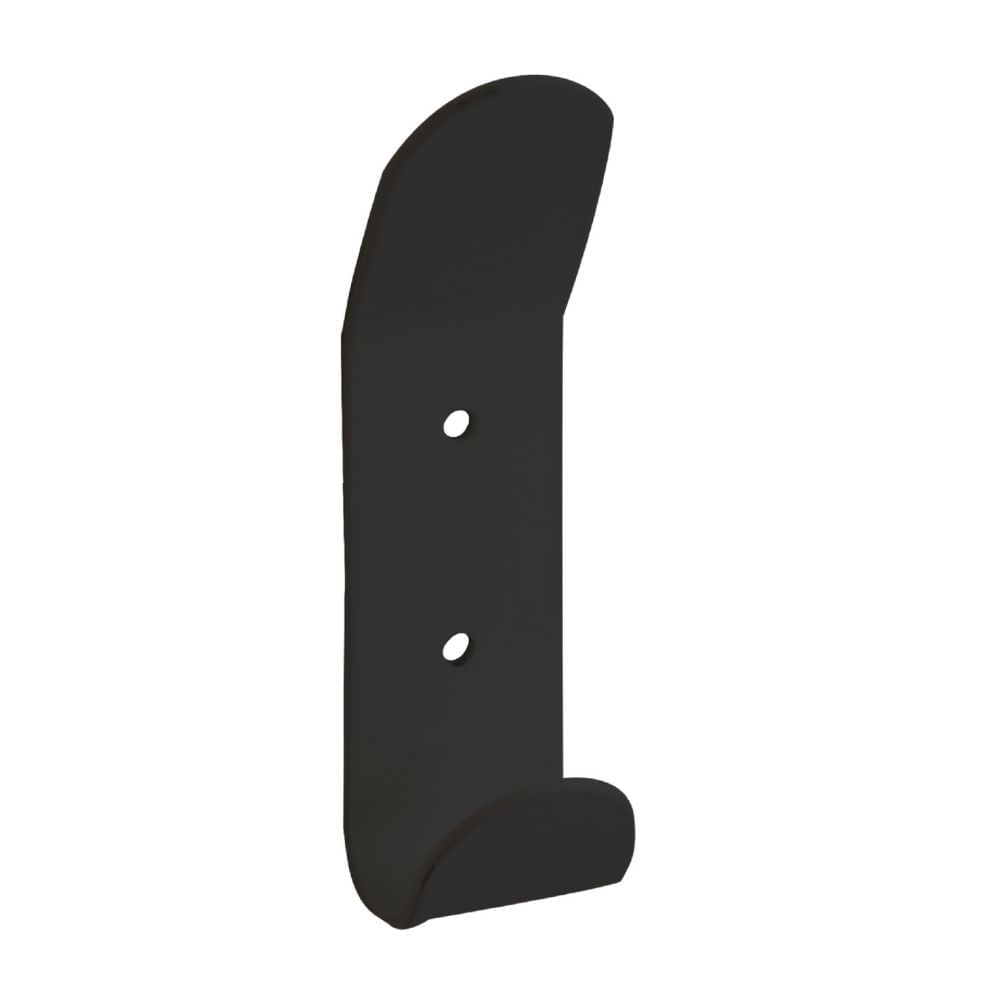 Percha de Pared Simple Negro Ducasse