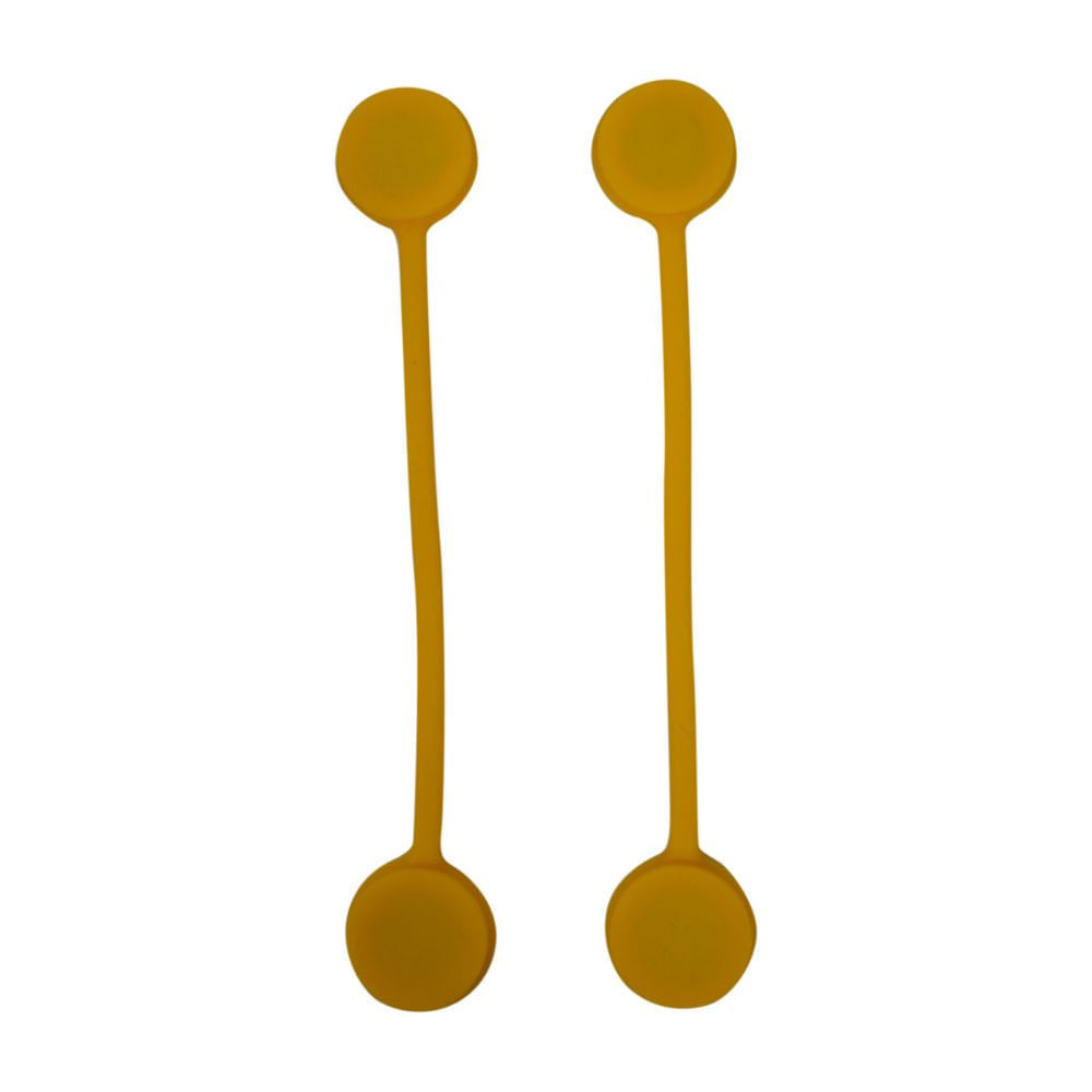 Pack de 2 Organizador Sujetador de Cables AR-SC050 Amarillo
