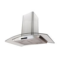 Campana Extractora 90cm Sole Venus Isla Metal Gris